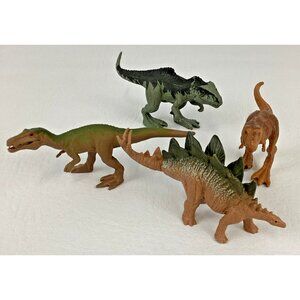 Jurassic Park World Attack Pack Mini Dinosaur 4 Figure Lot Baryonyx Stegosaurus